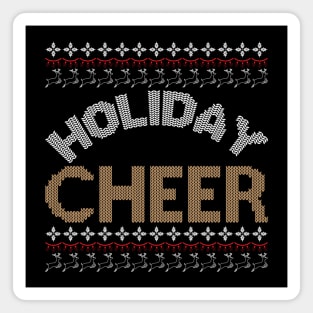 Holiday Cheer ugly christmas sweater Magnet